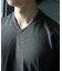 【ACTIVE TAILOR/アクティブテイラー】シルケットスムースVネックTシャツ＜接触冷感 / UVカット＞
