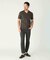 【ACTIVE TAILOR/アクティブテイラー】シルケットスムースVネックTシャツ＜接触冷感 / UVカット＞