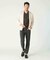 【ACTIVE TAILOR/アクティブテイラー】シルケットスムースVネックTシャツ＜接触冷感 / UVカット＞