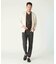 【ACTIVE TAILOR/アクティブテイラー】シルケットスムースVネックTシャツ＜接触冷感 / UVカット＞