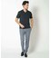 【ACTIVE TAILOR/アクティブテイラー】シルケットスムースVネックTシャツ＜接触冷感 / UVカット＞