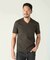 【ACTIVE TAILOR/アクティブテイラー】シルケットスムースVネックTシャツ＜接触冷感 / UVカット＞