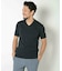 【ACTIVE TAILOR/アクティブテイラー】シルケットスムースVネックTシャツ＜接触冷感 / UVカット＞