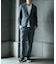 【ACTIVE TAILOR/アクティブテイラー】シルケットスムースVネックTシャツ＜接触冷感 / UVカット＞