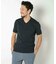 【ACTIVE TAILOR/アクティブテイラー】シルケットスムースVネックTシャツ＜接触冷感 / UVカット＞