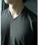 【ACTIVE TAILOR/アクティブテイラー】シルケットスムースVネックTシャツ＜接触冷感 / UVカット＞