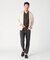 【ACTIVE TAILOR/アクティブテイラー】シルケットスムースVネックTシャツ＜接触冷感 / UVカット＞