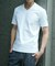 【ACTIVE TAILOR/アクティブテイラー】シルケットスムースVネックTシャツ＜接触冷感 / UVカット＞