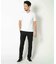 【ACTIVE TAILOR/アクティブテイラー】シルケットスムースVネックTシャツ＜接触冷感 / UVカット＞