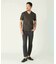 【ACTIVE TAILOR/アクティブテイラー】シルケットスムースVネックTシャツ＜接触冷感 / UVカット＞