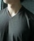 【ACTIVE TAILOR/アクティブテイラー】シルケットスムースVネックTシャツ＜接触冷感 / UVカット＞