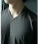 【ACTIVE TAILOR/アクティブテイラー】シルケットスムースVネックTシャツ＜接触冷感 / UVカット＞