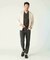 【ACTIVE TAILOR/アクティブテイラー】シルケットスムースVネックTシャツ＜接触冷感 / UVカット＞