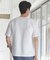 タックジャガードVネックTシャツ