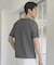 タックジャガードVネックTシャツ