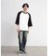 古着風ウォッシュ加工ラグランTシャツ