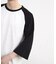古着風ウォッシュ加工ラグランTシャツ