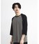 古着風ウォッシュ加工ラグランTシャツ