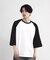 古着風ウォッシュ加工ラグランTシャツ