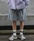 サマーコーデュロイワイドハーフパンツ