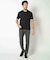 【ACTIVE TAILOR/アクティブテイラー】シルケットスムースクルーネックTシャツ＜接触冷感 / UVカット＞