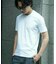 【ACTIVE TAILOR/アクティブテイラー】シルケットスムースクルーネックTシャツ＜接触冷感 / UVカット＞
