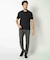 【ACTIVE TAILOR/アクティブテイラー】シルケットスムースクルーネックTシャツ＜接触冷感 / UVカット＞