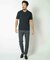 【ACTIVE TAILOR/アクティブテイラー】シルケットスムースクルーネックTシャツ＜接触冷感 / UVカット＞