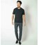 【ACTIVE TAILOR/アクティブテイラー】シルケットスムースクルーネックTシャツ＜接触冷感 / UVカット＞