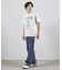 ユニバーサルオーバーオール別注　WINDY JRビンテージ加工プリントTシャツ