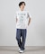ユニバーサルオーバーオール別注　WINDY JRビンテージ加工プリントTシャツ