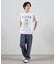 ユニバーサルオーバーオール別注　WINDY JRビンテージ加工プリントTシャツ