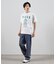 ユニバーサルオーバーオール別注　WINDY JRビンテージ加工プリントTシャツ