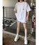 ユニバーサルオーバーオール別注ポケットプリントTシャツ