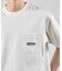ユニバーサルオーバーオール別注ポケットプリントTシャツ