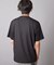 チェックジャガード×袖ポンチ 異素材Tシャツ