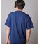 チェックジャガード×袖ポンチ 異素材Tシャツ