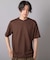 ジャガードストライプTシャツ
