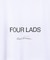【THE CULTURE CODE x Klaus Voormann x MEN'S BIGI 】別注プリントT＜Four Lads＞