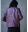 SHEEP LEATHER/シープレザー シングルライダースジャケット