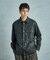 フェイクレザーCPOシャツ