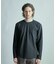 シャーリングジャカードロングスリーブTシャツ