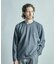 シャーリングジャカードロングスリーブTシャツ