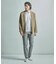 【ACTIVE TAILOR/アクティブテイラー】シルケットスムースVネック長袖Tシャツ