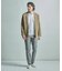 【ACTIVE TAILOR/アクティブテイラー】シルケットスムースVネック長袖Tシャツ