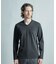 【ACTIVE TAILOR/アクティブテイラー】シルケットスムースVネック長袖Tシャツ