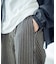 ストレッチヒッコリーワンタックワイドテーパードパンツ