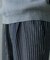 ストレッチヒッコリーワンタックワイドテーパードパンツ