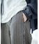 ストレッチヒッコリーワンタックワイドテーパードパンツ
