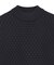 ニットコンビ モックネック長袖Tシャツ